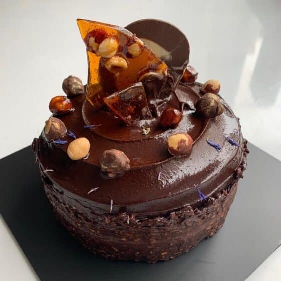 Hazelnut Ganache Cake - 8 inch